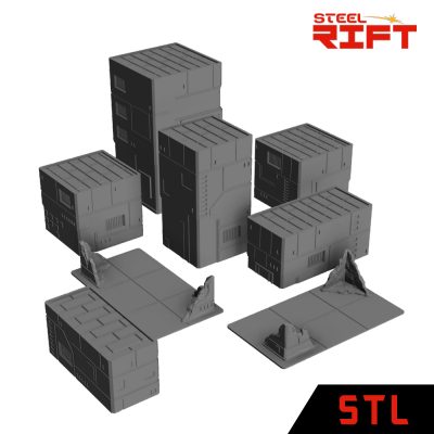 Steel Rift - Skyline City Stack Pack - Digital STL
