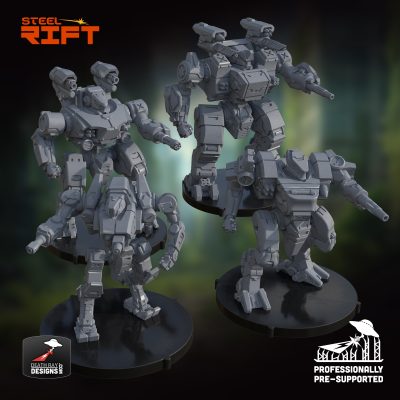 Corporate Bipedal Faction Pack (Modular/Digital)
